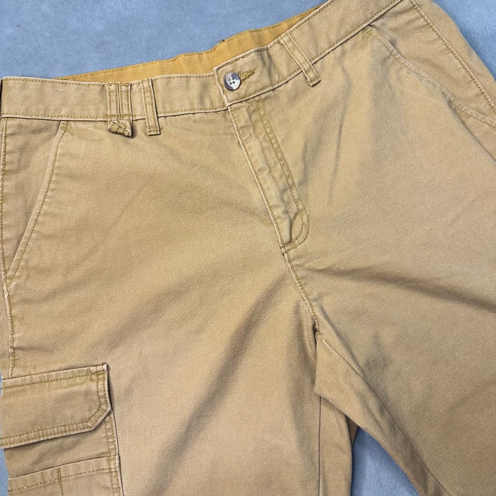 Brahma Cargo Shorts Mens 36 Brown Ripstop Trailblazer Utility Excellent